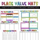 Place Value Mats (12 Included)