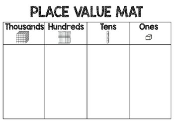 Place Value Work Mat