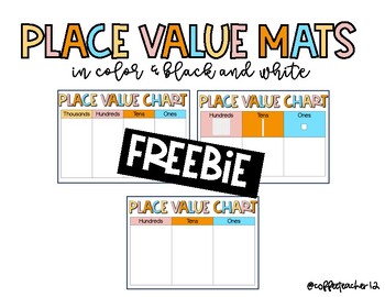 Preview of Place Value Mats *FREEBIE*