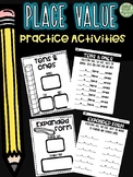 Place Value Mats and Practice