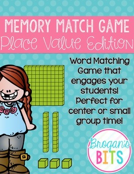 Preview of Place Value Memory Match Game