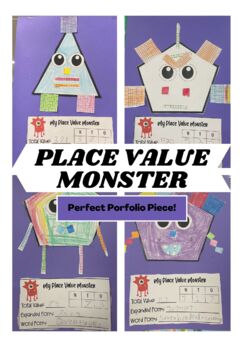 Preview of Place Value Monster
