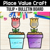 Place Value Mother's Day Math Flower Craft Spring Easter B