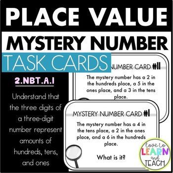 Place Value Mystery Number Cards