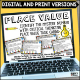 Place Value Mystery Number Digital and Printable Place Val