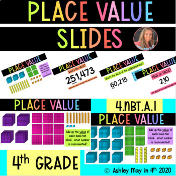 Preview of Place Value NO PREP Warm Up Slides