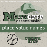 Place Value Names Printable & Digital Activity - Baseball 