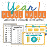 Place Value No Prep Unit Pack - Lesson PowerPoint & Worksheets