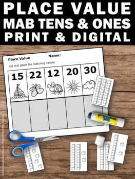 Place Value Worksheets 1st Grade Math Review Packet by ...