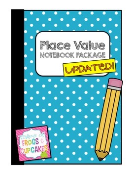 Preview of Place Value Notebook Package