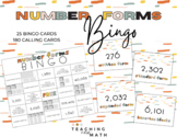 Place Value Number Forms Bingo