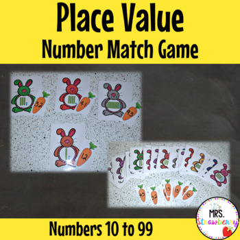 Preview of Place Value MAB Number Match Game