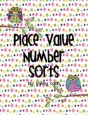 Place Value Number Sorts