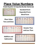 Place Value Numbers: Create Equation and Inequality Number