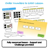 Place Value - Order Numbers to 1000 Lesson