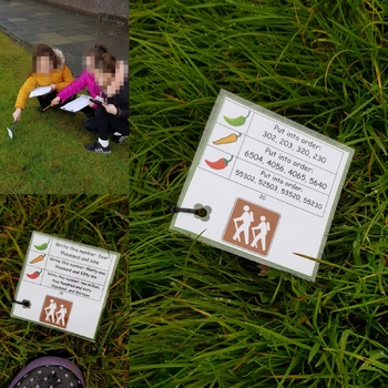 Preview of Place Value - Outdoor Chilli Challenge Cards