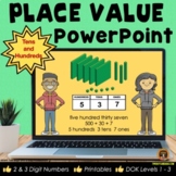 Place Value POWERPOINT Lessons for 2 & 3 Digit Numbers