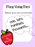 Place Value Worsheet Pack, expanded notation, standard notation