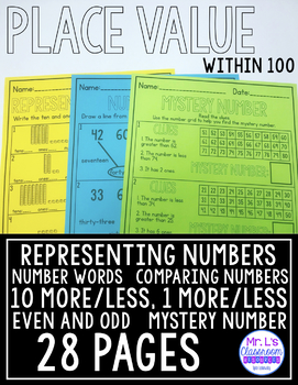 Preview of Place Value Pack - Within 100