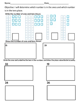 Preview of Place Value Packet