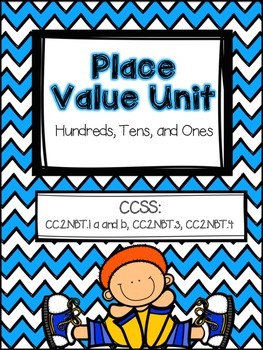 Preview of Place Value Packet -  Common Core aligned - Primary Grades