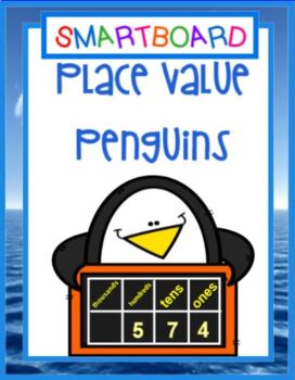 Preview of Place Value Penguins SMARTBOARD