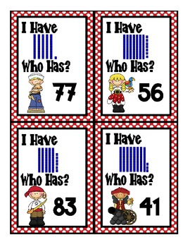Place Value Pirates I Have/Who Has Game by Karen PEDERSON | TpT
