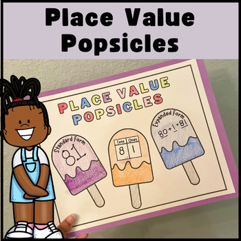 Preview of Place Value Popsicles | Math Craft Activity | Place Value Craft