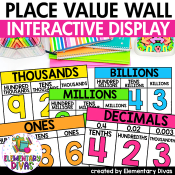 Preview of Place Value Poster Wall Interactive Display