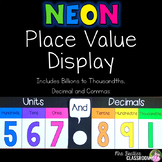 Place Value Posters | Bright Classroom Decor | Billions to