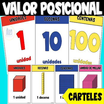 Preview of Place Value Posters - Carteles de Valor Posicional En Español