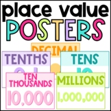 Place Value Posters | Colorful | Math Visual