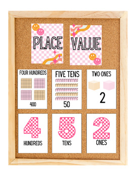 Preview of Place Value Posters -(Hundreds, Tens, Ones )- Disco Theme
