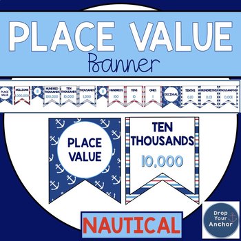 Preview of Place Value Posters  Nautical