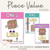Place Value Posters {Rainbow Theme}