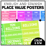 Place Value Posters - Spanish Place Value Posters