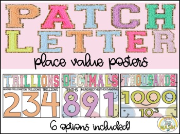 Varsity Patch Letter Bulletin Bundle: Inc. Pastels, Brights, Borders &  Calendar