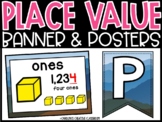 Place Value Posters and Banners | Mountain Classroom Decor