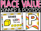 Place Value Posters and Banners | Rainbow and Sunshine Cla