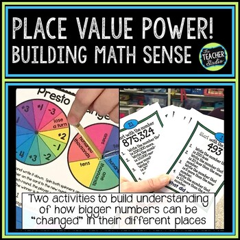 Preview of Place Value Activities:  Improving Place Value and Number Sense