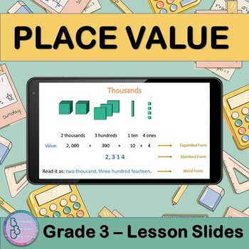 Preview of Place Value | PowerPoint Lesson Slides for 3rd Grade | compare and order numbers