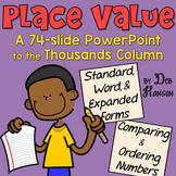 Place Value PowerPoint Lesson with Practice Exercises for 