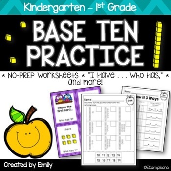 Preview of Place Value | Kindergarten Math