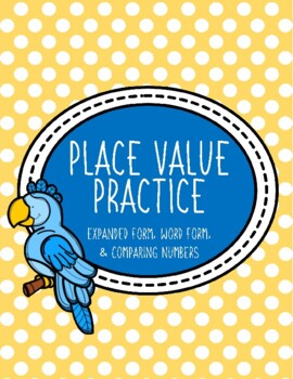 Preview of Place Value Practice - Math in Focus - 2nd Grade - Chapter 1 - Numbers to 1,000