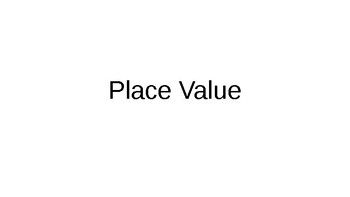 Preview of Place Value Practice Powerpoint