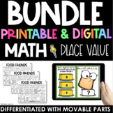 Place Value Practice - Printable and Digital - Interactive