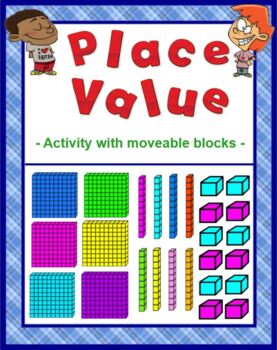 Preview of Place Value Practice with Moveable Blocks SMARTBOARD