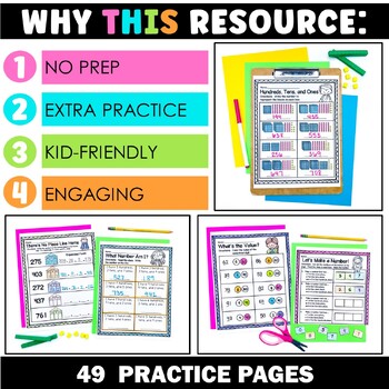 Place Value Worksheets by Teaching Second Grade | TpT