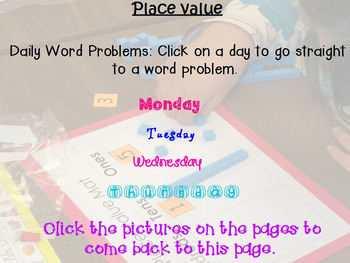 Preview of Place Value Problem of the Days