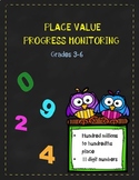 Place Value Progress Monitoring